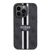 Guess - Keménytok 4G Nyomott Csíkos MagSafe (GUHMP15XP4RPSK) - iPhone 15 Pro Max - Fekete