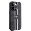 Guess - Keménytok 4G Nyomott Csíkos MagSafe (GUHMP15XP4RPSK) - iPhone 15 Pro Max - Fekete