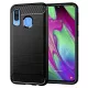 Techsuit - Carbon szilikon tok - Samsung Galaxy A40 - Fekete