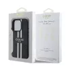 Guess - Keménytok 4G Nyomott Csíkos MagSafe (GUHMP16XP4RPSK) - iPhone 16 Pro Max - Fekete