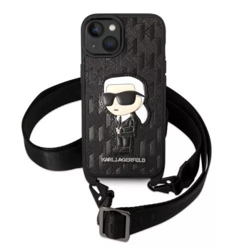 Karl Lagerfeld - Hardcase Monogram (KLHCP14MSTKMK) - iPhone 14 Plus - Ikonik Patch