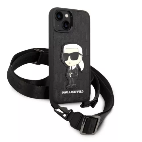 Karl Lagerfeld - Hardcase Monogram (KLHCP14MSTKMK) - iPhone 14 Plus - Ikonik Patch