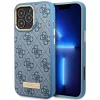 Guess - Keménytok 4G Logós Feliratos MagSafe (GUHMP16LU4GPRB) - iPhone 16 Pro - Kék