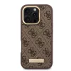Guess - Keménytok 4G Logós Feliratos MagSafe (GUHMP16LU4GPRB) - iPhone 16 Pro - Kék