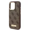 Guess - Keménytok 4G Logós Feliratos MagSafe (GUHMP16LU4GPRB) - iPhone 16 Pro - Kék