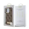 Guess - Keménytok 4G Logós Feliratos MagSafe (GUHMP16LU4GPRB) - iPhone 16 Pro - Kék