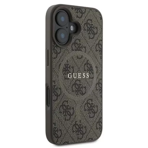 Guess - 4G Gyűrű Klasszikus Logó MagSafe (GUHMP16SG4GFRW) - iPhone 16 - Barna