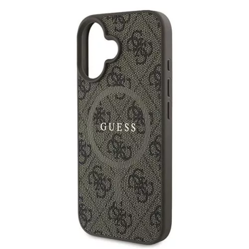 Guess - 4G Gyűrű Klasszikus Logó MagSafe (GUHMP16SG4GFRW) - iPhone 16 - Barna