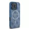 Guess - 4G Gyűrű Klasszikus Logó MagSafe (GUHMP16LG4GFRB) - iPhone 16 Pro - Kék