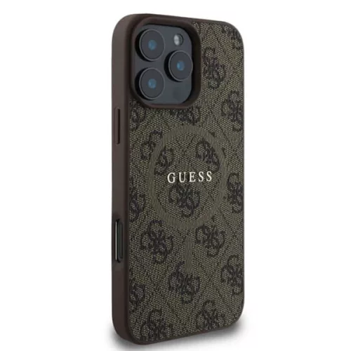 Guess - 4G Gyűrű Klasszikus Logó MagSafe (GUHMP16XG4GFRW) - iPhone 16 Pro Max - Barna