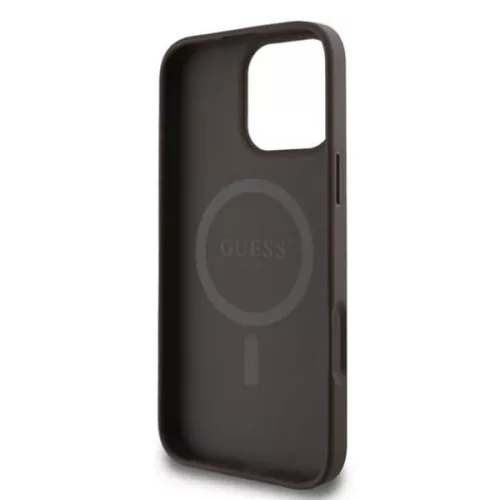 Guess - 4G Gyűrű Klasszikus Logó MagSafe (GUHMP16XG4GFRW) - iPhone 16 Pro Max - Barna