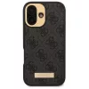 Guess - Keménytok 4G Logós Feliratos MagSafe (GUHMP16SU4GPRK) - iPhone 16 - Fekete