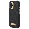 Guess - Keménytok 4G Logós Feliratos MagSafe (GUHMP16SU4GPRK) - iPhone 16 - Fekete