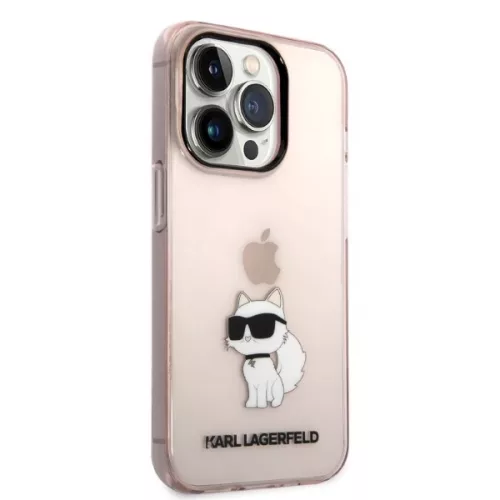 Karl Lagerfeld - Hardcase (KLHCP14LHNCHTCP) - iPhone 14 Pro - Pink Ikonik Choupette