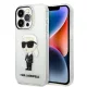 Karl Lagerfeld - Hardcase Transparent (KLHCP14LHNIKTCT) - iPhone 14 Pro - Ikonik Karl Lagerfeld