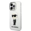 Karl Lagerfeld - Hardcase Transparent (KLHCP14LHNIKTCT) - iPhone 14 Pro - Ikonik Karl Lagerfeld
