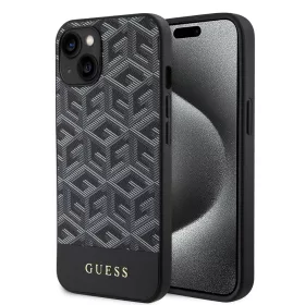   Guess - GCube Csíkos MagSafe (GUHMP15SHGCFSEK) - iPhone 15 - Fekete