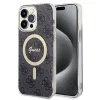 Guess - IML 4G MagSafe (GUHMP15LH4STK) - iPhone 15 Pro - Fekete