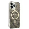 Guess - IML 4G MagSafe (GUHMP15LH4STW) - iPhone 15 Pro - Barna