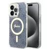 Guess - IML 4G MagSafe (GUHMP15LH4STB) - iPhone 15 Pro - Kék