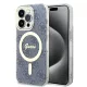 Guess - IML 4G MagSafe (GUHMP15LH4STB) - iPhone 15 Pro - Kék