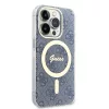 Guess - IML 4G MagSafe (GUHMP15LH4STB) - iPhone 15 Pro - Kék