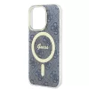 Guess - IML 4G MagSafe (GUHMP15LH4STB) - iPhone 15 Pro - Kék