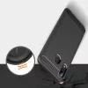 Techsuit - Carbon szilikon tok - Samsung Galaxy A40 - Fekete