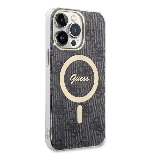 Guess - IML 4G MagSafe (GUHMP16SH4STK) - iPhone 16 - Fekete