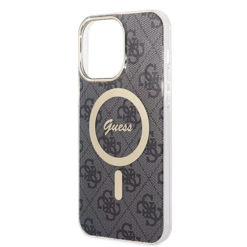 Guess - IML 4G MagSafe (GUHMP16SH4STK) - iPhone 16 - Fekete