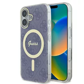 Guess - IML 4G MagSafe (GUHMP16SH4STB) - iPhone 16 - Kék
