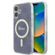 Guess - IML 4G MagSafe (GUHMP16SH4STB) - iPhone 16 - Kék