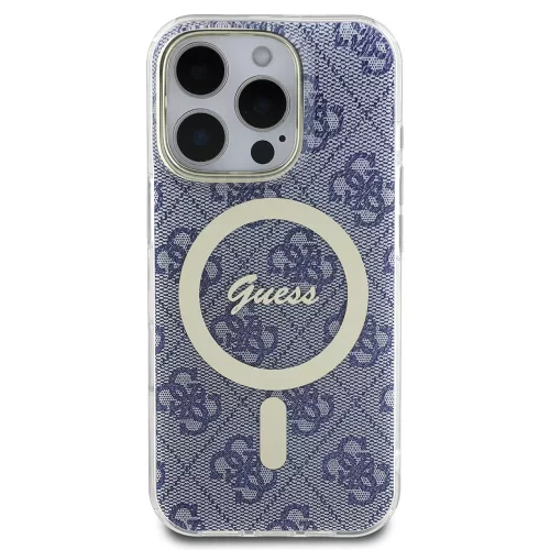 Guess - IML 4G MagSafe (GUHMP16SH4STB) - iPhone 16 - Kék