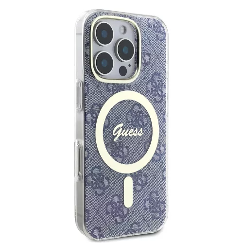 Guess - IML 4G MagSafe (GUHMP16SH4STB) - iPhone 16 - Kék