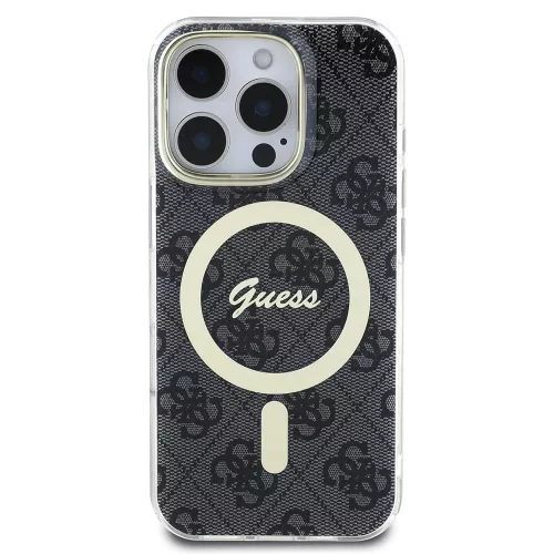 Guess - IML 4G MagSafe (GUHMP16LH4STK) - iPhone 16 Pro - Fekete