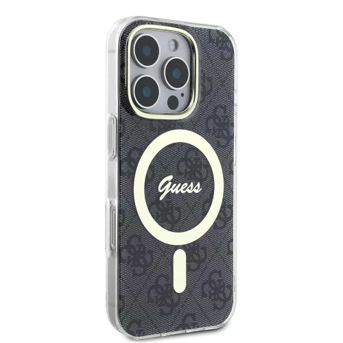 Guess - IML 4G MagSafe (GUHMP16LH4STK) - iPhone 16 Pro - Fekete