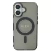 Guess - IML Strasszos MagSafe (GUHMP16SPFTDTEK) - iPhone 16 - Fekete