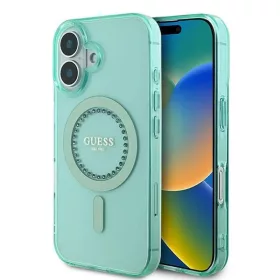   Guess - IML Strasszos MagSafe (GUHMP16MPFTDTEN) - iPhone 16 Plus - Zöld