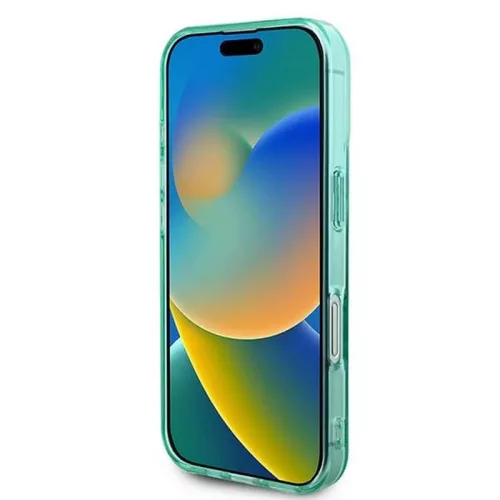Guess - IML Strasszos MagSafe (GUHMP16MPFTDTEN) - iPhone 16 Plus - Zöld