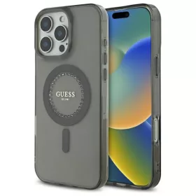   Guess - IML Strasszos MagSafe (GUHMP16LPFTDTEK) - iPhone 16 Pro - Fekete