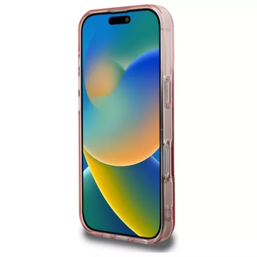 Guess - IML Strasszos MagSafe (GUHMP16LPFTDTEP) - iPhone 16 Pro - Rózsaszín