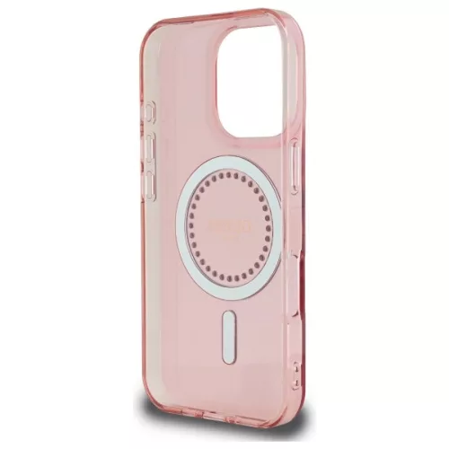 Guess - IML Strasszos MagSafe (GUHMP16LPFTDTEP) - iPhone 16 Pro - Rózsaszín