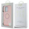 Guess - IML Strasszos MagSafe (GUHMP16LPFTDTEP) - iPhone 16 Pro - Rózsaszín