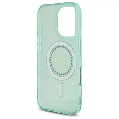 Guess - IML Strasszos MagSafe (GUHMP16LPFTDTEN) - iPhone 16 Pro - Zöld