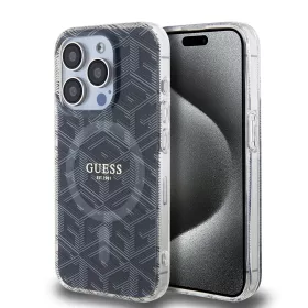   Guess - IML GCube MagSafe (GUHMP15LHGCUSTGK) - iPhone 15 Pro - Fekete