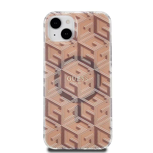 Guess - IML GCube MagSafe (GUHMP15MHGCUSTGW) - iPhone 15 Plus - Barna