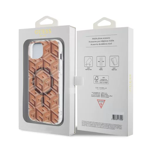 Guess - IML GCube MagSafe (GUHMP15MHGCUSTGW) - iPhone 15 Plus - Barna