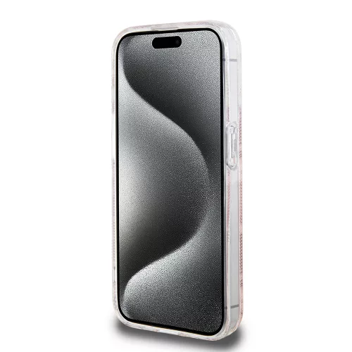 Guess - IML GCube MagSafe (GUHMP15XHGCUSTGP) - iPhone 15 Pro Max - Rózsaszín