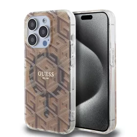   Guess - IML GCube MagSafe (GUHMP15XHGCUSTGW) - iPhone 15 Pro Max - Barna