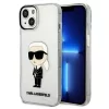Karl Lagerfeld - Hardcase Transparent (KLHCP14MHNIKTCT) - iPhone 14 Plus - Ikonik Karl Lagerfeld